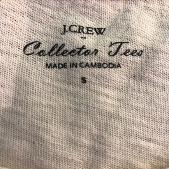 J Crew Factory Feather’s Collectors T Shirt Small Pink Short Sleeve Preppy - Picture 5 of 7